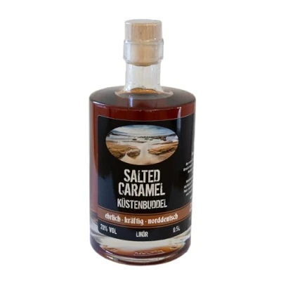 Abbildung von KÜSTENBUDDEL Salted Caramel Likör 500ml 20 Vol. Karamell Salzkaramell