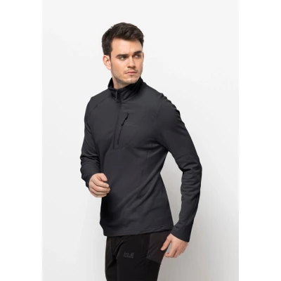 Abbildung von Jack Wolfskin Kolbenberg HZ Sweatshirt, Herren, Größe: XXL, Black