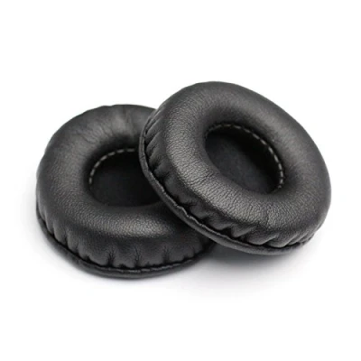 Abbildung von Shinecozy Premium Kopfhörer Ohrpolster Kunstleder Schaumstoff Ohrkissen, Headset Ersatzteile (For Universal Diameter 50MM)
