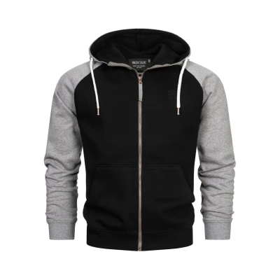 Abbildung von Indicode Jeans Inpulko Sweatjacke, Herren, Größe: Small, Black