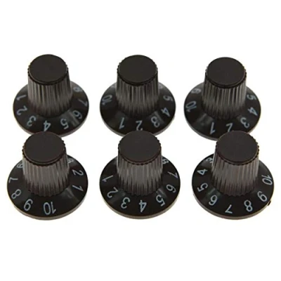 Abbildung von KAISH Northwest Guitars Verstärker Skirted Knobs Chocolate Brown for Fender Style AMP