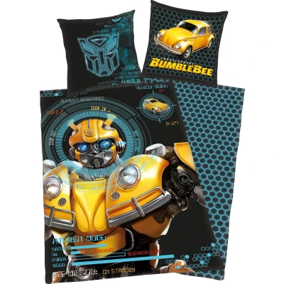 Abbildung von Transformers Bumblebee Bettwäsche Set 135 x 200 cm + 80