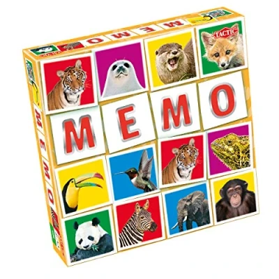 Abbildung von Wildlife Memo Game 41441 Tactic Wildlife, Multicolor, Blauw