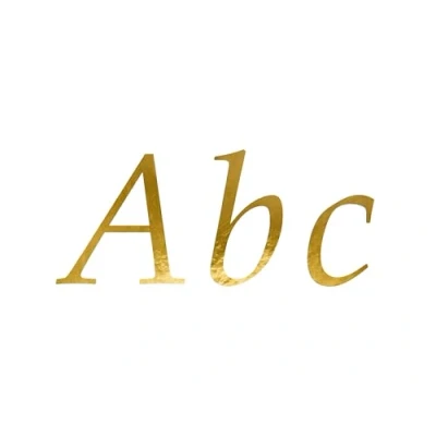 Abbildung von partydeco Sticker, Buchstaben Aufkleber 5 Bögen 143 25 Zeichen Sticker Gold