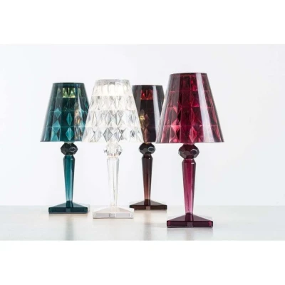 Abbildung von Kartell Big Battery, Table Lamp, Blau, Dimmbare Batterieversion