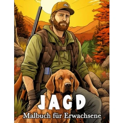 Abbildung von Jagd Malbuch für Erwachsene: 50 schöne Motive Stressabbau und Entspannung