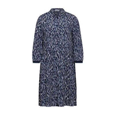 Abbildung von Cecil Print Blusenkleid, Damen, Größe: Large, Blau