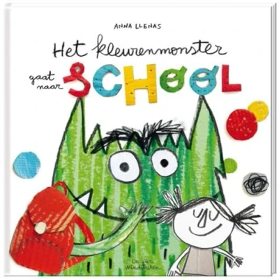 Abbildung von Het kleurenmonster gaat naar school (Een Vier Windstreken prentenboek)