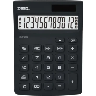 Abbildung von DESQ® Tischrechner, 12 stelliges Display, Kompakt, Farbe