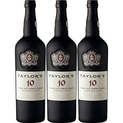 Abbildung von Taylor’s Port Tawny 10 Years Old Portwein süß rot Portugal I Visando Paket (3 Flaschen)