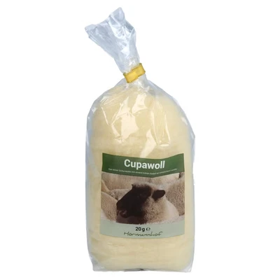 Abbildung von Cupawoll Fettwolle mit natürlichem Lanol 20 g