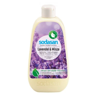 Abbildung von Sodasan Spülmittel Lavendel &amp; Minze 500ml Geschirrspülmittel
