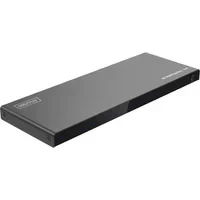 Abbildung von DIGITUS DS 55338 HDMI Splitter 1x8 Eingang: 1 Port / Ausgang: 8 UHD 4K/60 Hz HDTV: 3840 x 2160p HDCP 2.2 HDR, Deep Color, EDID Umschalter, DTS, Dolby Digital, LPCM