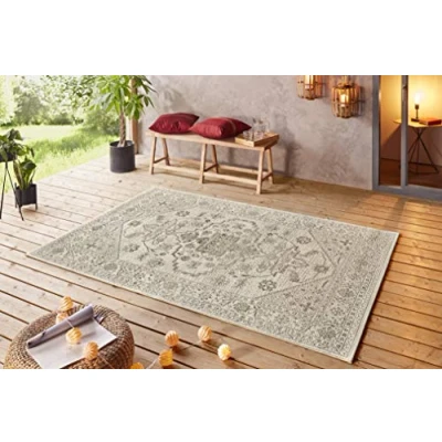 Abbildung von NORTHRUGS Teppich &quot;Navarino&quot;, rechteckig, In &amp; Outdoor, Teppich, Vintage, Orientalisch, Balkon, Wohnzimmer