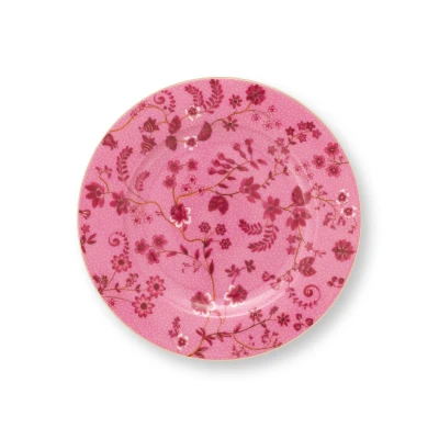 Abbildung von PIP STUDIO Jolie Flowers Pink Brotteller 17cm