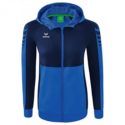 Abbildung von Erima Fussball Teamsport SIX Wings Trainingsjacke, Damen, Größe: 40, Blaublau