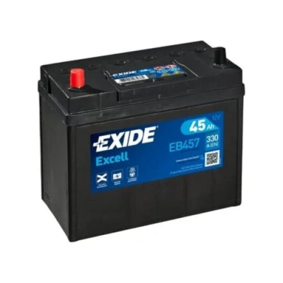 Abbildung von EXIDE EXCELL EB457 Batterie 12V 45Ah 330A TOYOTA: RAV4 IV SUV, Prius II Liftback, Auris Schrägheck, SUZUKI: Jimny MITSUBISHI: COLT 3
