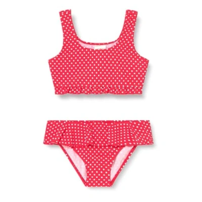Abbildung von Playshoes Mädchen UV Schutz Bikini Badeanzug Schwimmanzug Badebekleidung, Punkte, 146/152