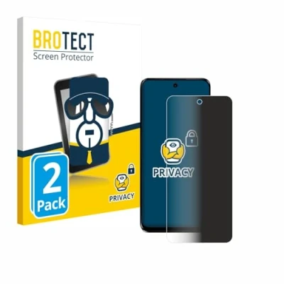 Abbildung von BROTECT (2 Stück Anti Spy Blickschutzfolie für Motorola G34 5G Privacy Screen Protector [Displayschutz Folie, Sichtschutz, Blaulichtfilter]