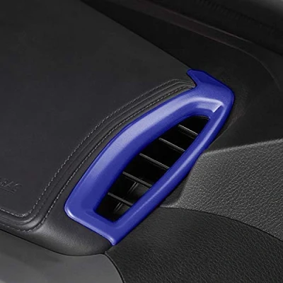 Abbildung von HIGH FLYING für C HR 2016 2022 Interieur A/C Gitter Dekor ABS Kunststoff 2 Stück (Blau)