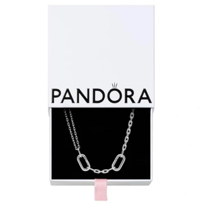 Abbildung von Pandora Double LINK Halskette, Damen, Größe: 45, Sterling silver