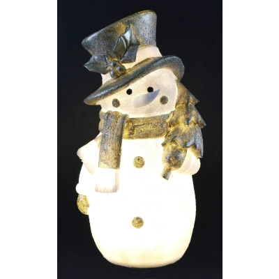 Abbildung von I.GE.A. Dekofigur &quot;Schneemann&quot;, Weihnachtsdeko aus Polyresin, Höhe ca. 36 cm