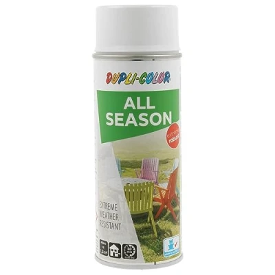 Abbildung von Dupli Color 668883 ALL SEASON RAL 9003 signalweiß glänzend 400 ml