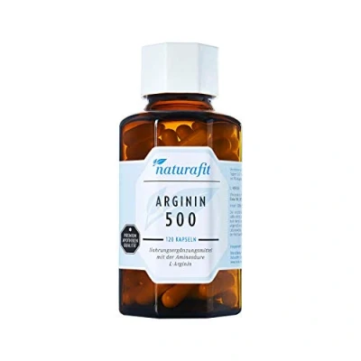 Abbildung von Naturafit Arginin 500 Kapseln 120 St