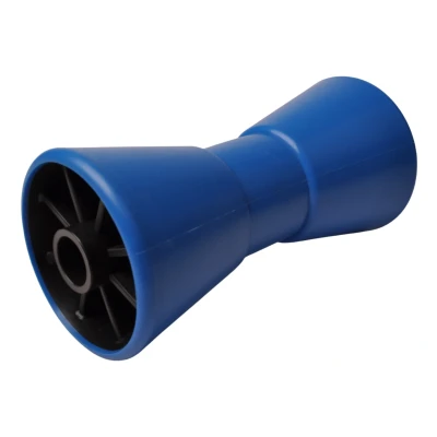 Abbildung von 200x85 mm Kielrolle blau 22 Nabendurchmesser Aanhangwagendirect Anhängershop