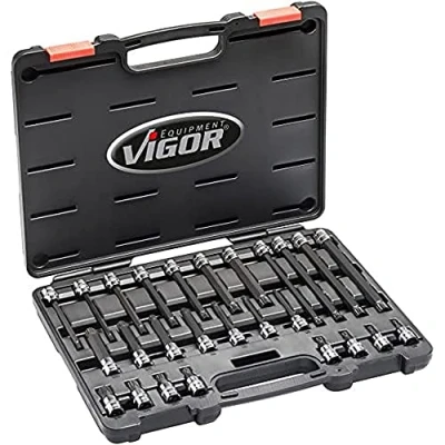 Abbildung von VIGOR V6018 Steckschlüsseleinsatz Set 26 3/8 Vierkant