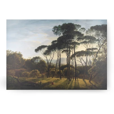 Abbildung von Art for the home Leinwandbild &quot;Italienische Landschaft mit Pinien&quot;, Blumen, Italienische Pinien, 70x100cm
