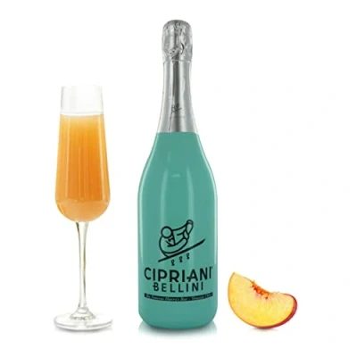 Abbildung von Cipriani Bellini Original, Klassischer Italienischer Spirituosencocktail mit Weißem Pfirsich, Aperitif Getränk Prosecco und Pfirsichpüree, 750 Ml