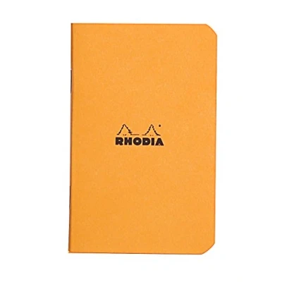 Abbildung von Rhodia 119158C Heft (kariert, 7,5 x 12 cm, 24 Blatt) 1 Stück orange