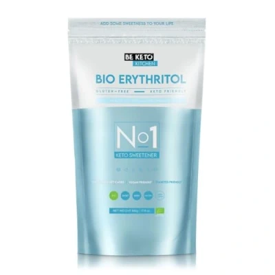 Abbildung von BeKeto No1 Keto Erythritol Natural 500g, Süßstoffpulver Zuckerersatz, kalorienarme Zuckeralternative