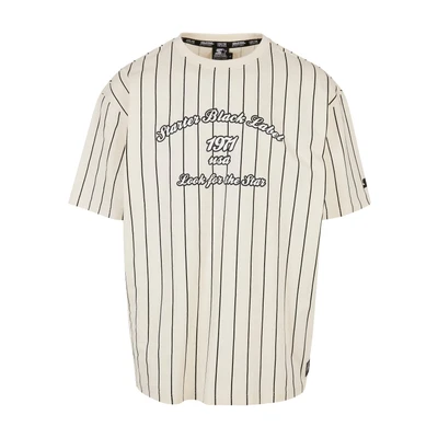 Abbildung von Starter Pinestripe Tshirt print, Herren, Größe: Medium, Palewhite