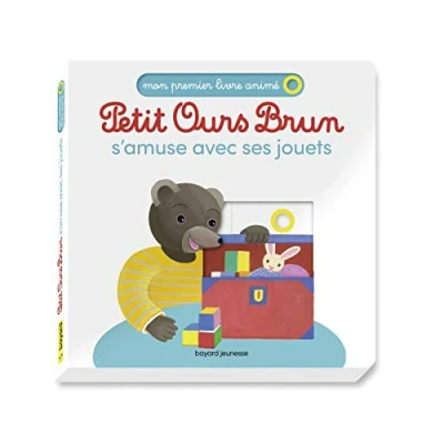 Abbildung von Petit Ours Brun s&#039;amuse avec ses jouets Mon premier livre animé