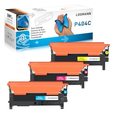 Abbildung von LOSMANN Toner Kompatibel für Samsung P404 CLT P404C 404S K404S C404S M404S Y404S for Xpress SL C430W C480FW C480W C480 C430 C480FN C433 (3er Pack)