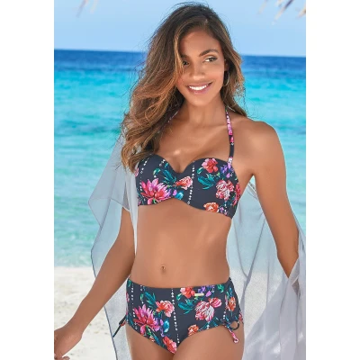 Abbildung von Sunseeker Bügel Bandeau Bikini Top &quot;Modern&quot;, mit Blumenprint