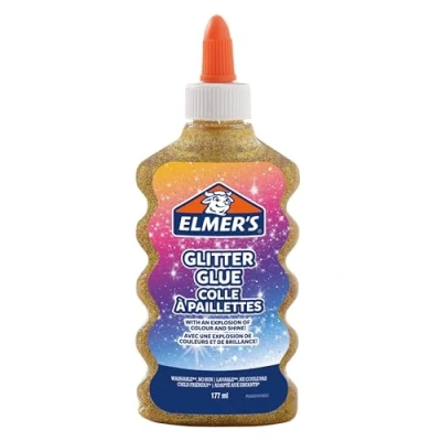 Abbildung von Elmer&#039;s Glitzerkleber gold auswaschbar &amp; kinderfreundlich 177 ml