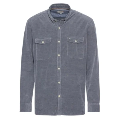 Abbildung von camel active Langarm IN Regular FIT Hemd, Herren, Größe: Large, Denim blue