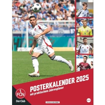 Abbildung von 1. FC Nürnberg Posterkalender 2025: Fotokalender groß mit den besten Spielerfotos des Vereins. Wandkalender 2025. 34 x 44 cm. Hochformat. (Bundesliga Kalender Heye)