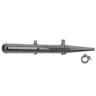 Abbildung von Auspuff für Simson Schwalbe KR51/2 und Roller SR50, SR80 verchromt