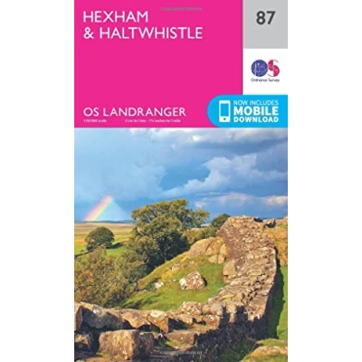 Abbildung von Hexham &amp; Haltwhistle (OS Landranger Map, Band 87)