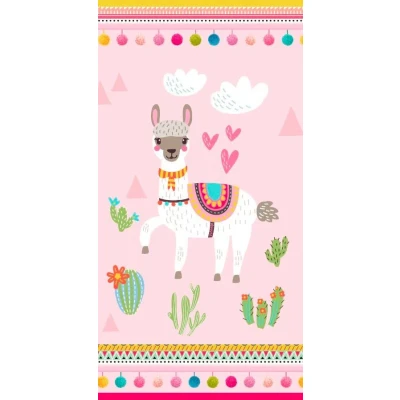 Abbildung von good morning Strandtuch &quot;Lama&quot;, (1 St.), mit Lama Motiv, trocknet schnell, Kinder
