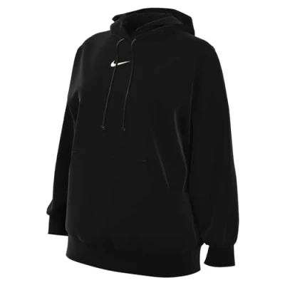 Abbildung von Nike Sportswear Phoenix Hoodie Sweatshirt, Damen, Größe: XXL Tall, Black