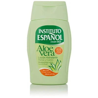 Abbildung von Instituto Español Feuchtigkeitsspendende Hand und Körperlotion, Aloe Vera, 100 ml, 1 Stück