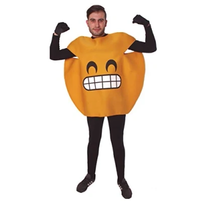 Abbildung von Metamorph Kostüm Strahlender Smiley Emoji Kostüm, Trag Deine Emotionen zur Schau!