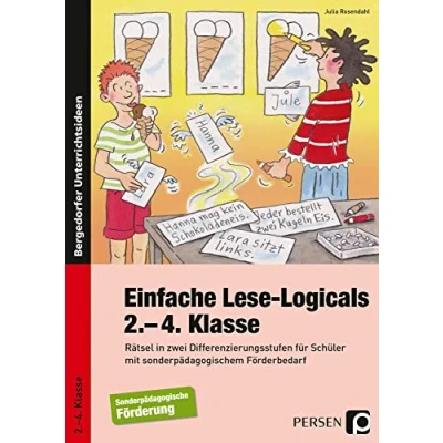 Abbildung von Einfache Lese Logicals 2. 4. Klasse: Rätsel in zwei Differenzierungsstufen für Schüler mit sonderpädagogischem Förderbedarf