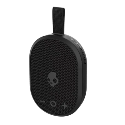 Abbildung von Skullcandy Ounce+ Wireless tragbarer Bluetooth Lautsprecher, Wasserdicht (IPX7), 16 Stunden Akkulaufzeit, True Stereo mit integriertem Trageriemen für Reisen und Outdoor Einsätze, Schwarz