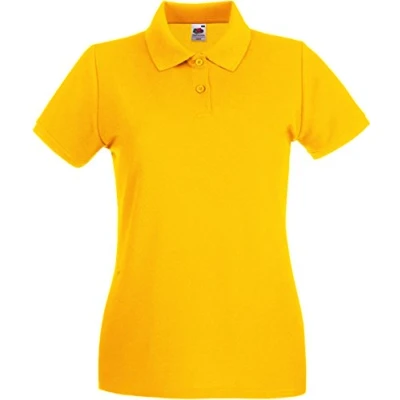 Abbildung von Fruit of the Loom: Lady Fit Premium Polo 63 030 0, Größe:M (12);Farbe:Sunflower